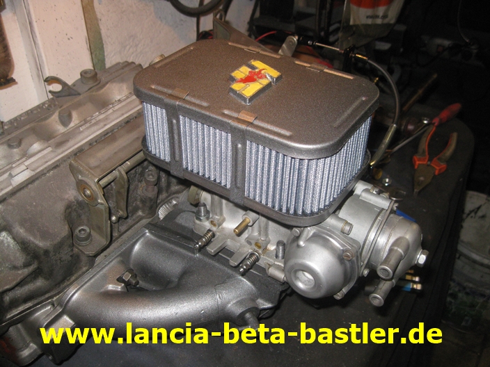 36 mm Doppelvergaser System fr den Lancia Beta-6