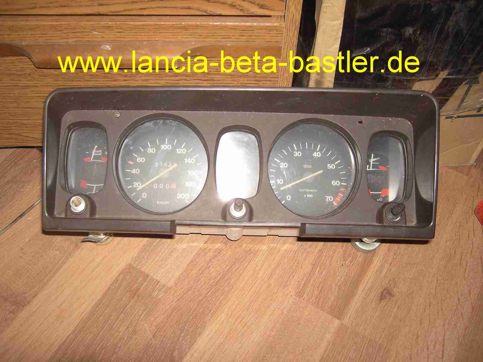 Cockpit Tacho Lancia Beta Serie 1