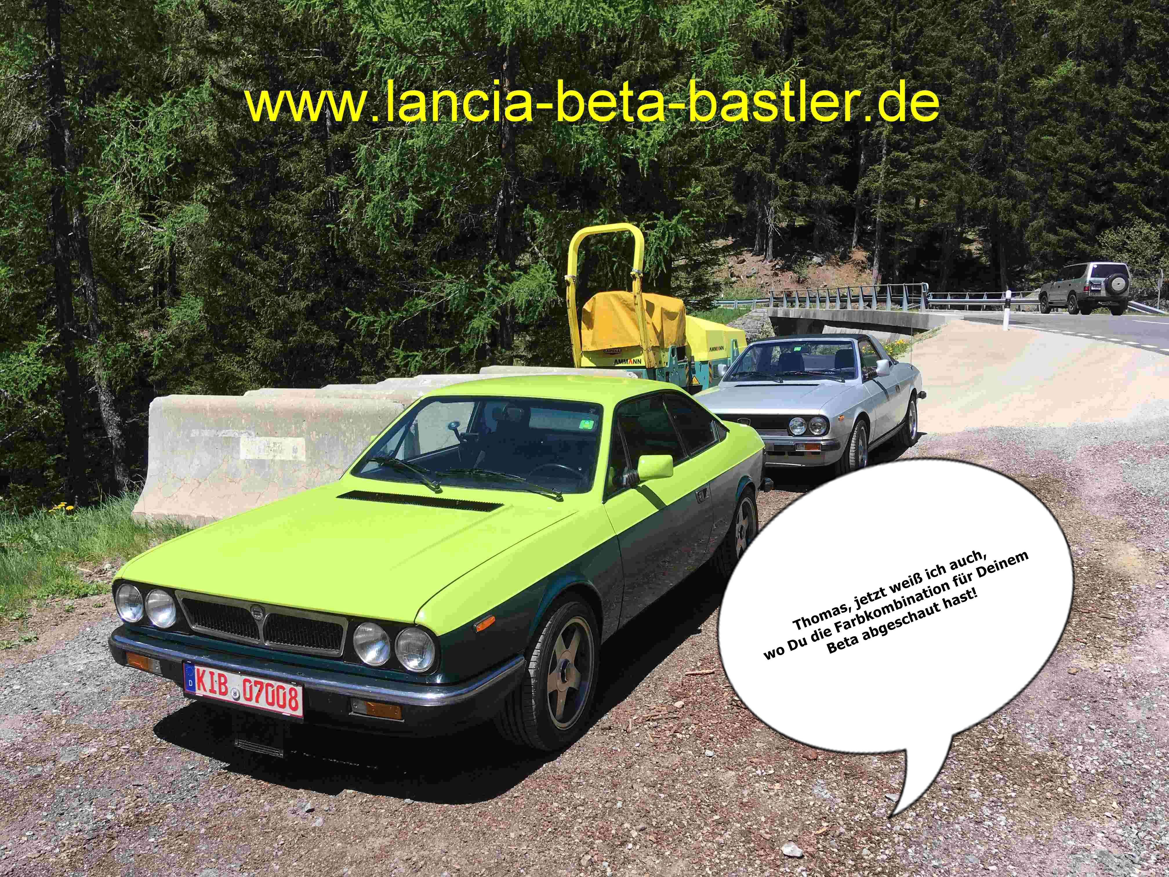 Farbkombination Lancia Beta