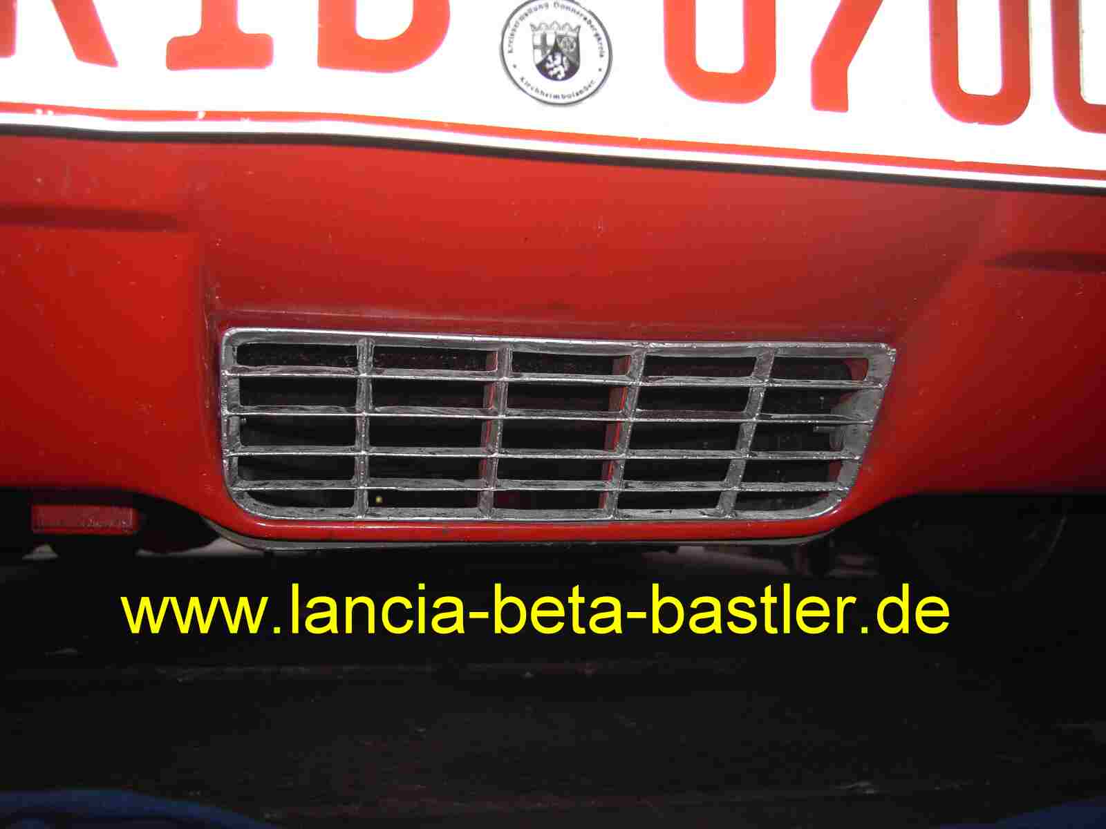 Haifischmaul Lancia Montecarlo eingebaut2