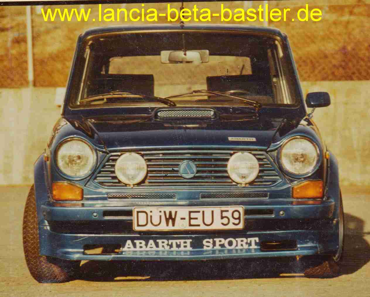 Hannes Autobianchi A112 blau 1982