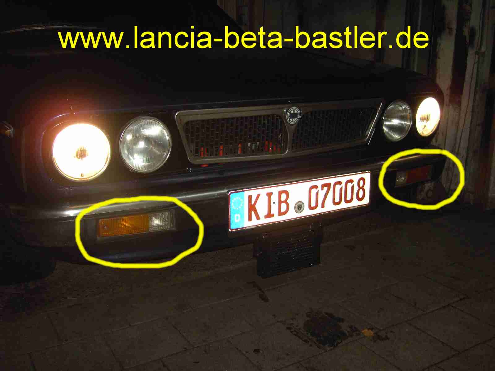 Kein Standlicht Lancia Beta Coupe