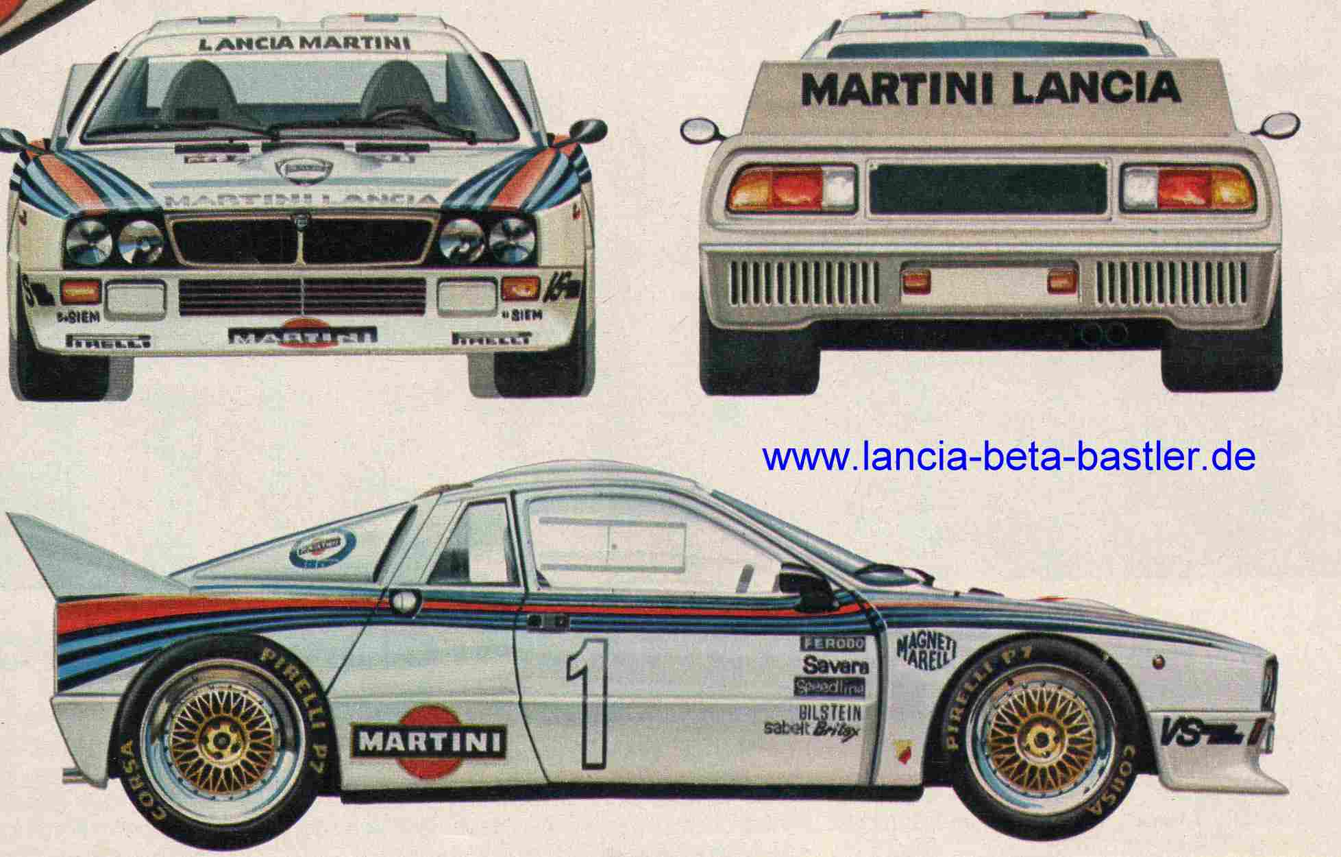 Lancia 037 Replica Martini