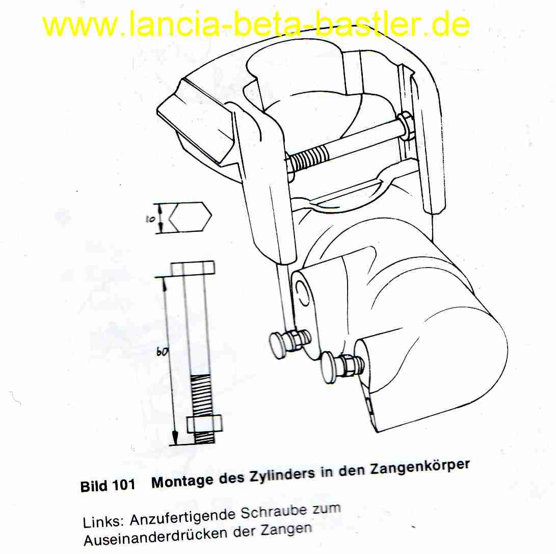 Lancia Beta Dehnwerkzeug Bremszange