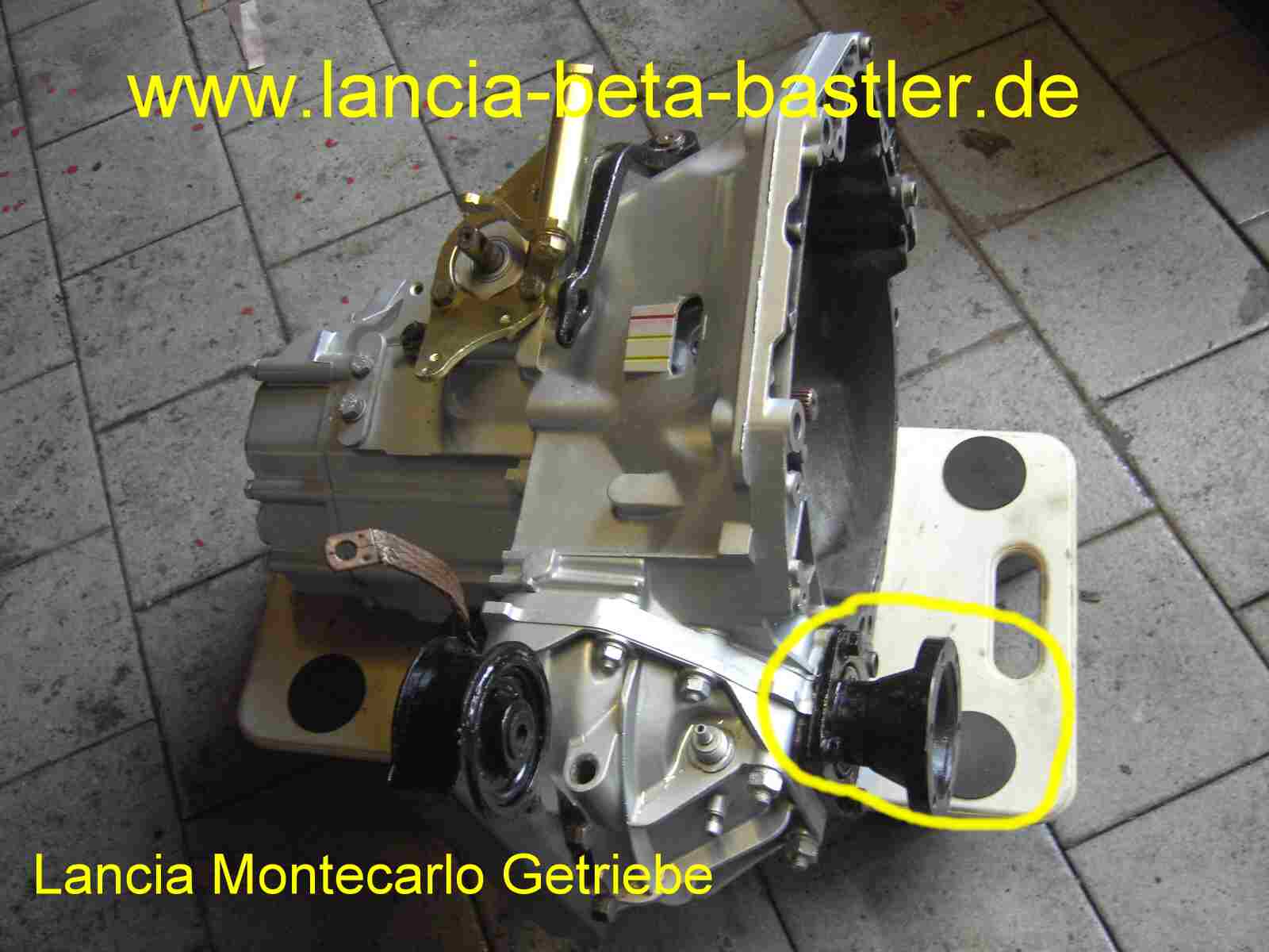 Lancia Beta Montecarlo Getriebe