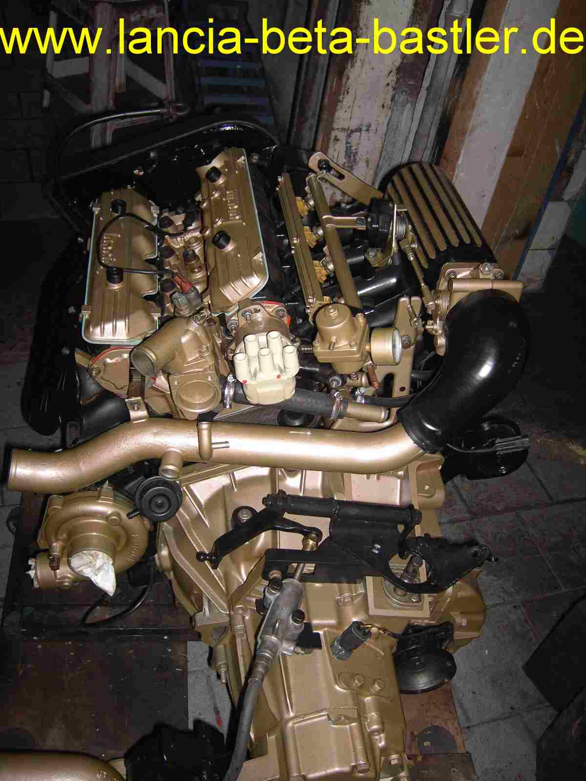Lancia Beta Montecarlo Turbo Motor