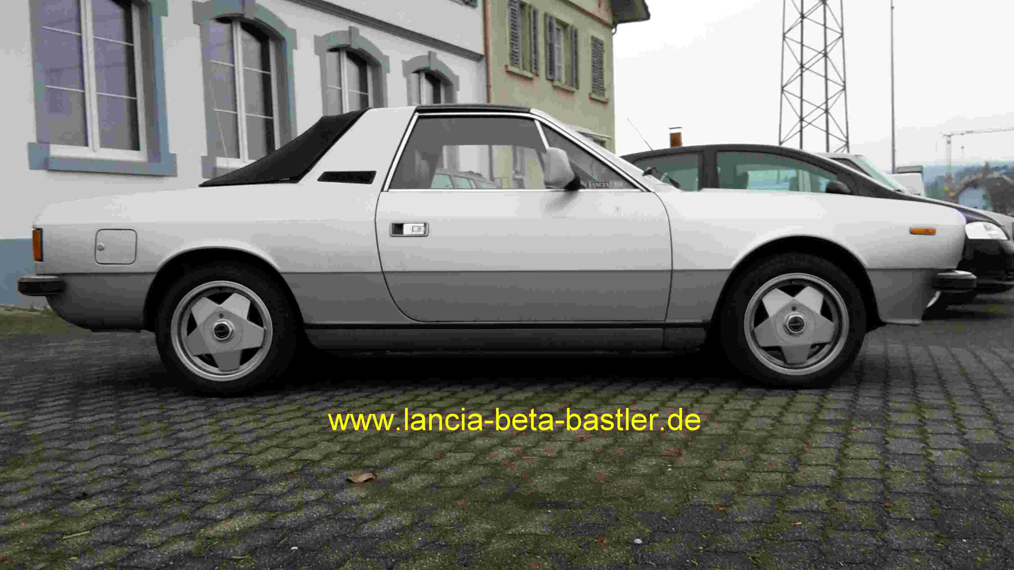 Lancia Beta Spider mit original Fahrwerk