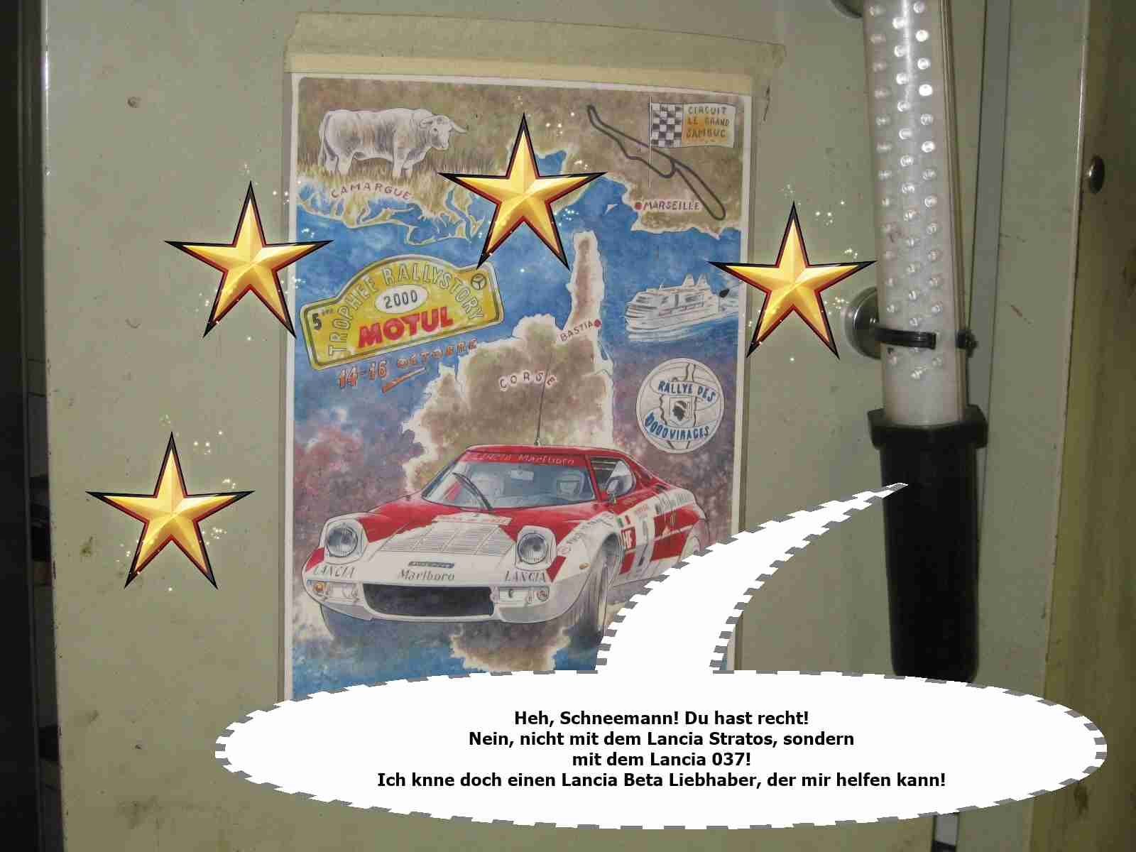 Lancia Stratos Plakat