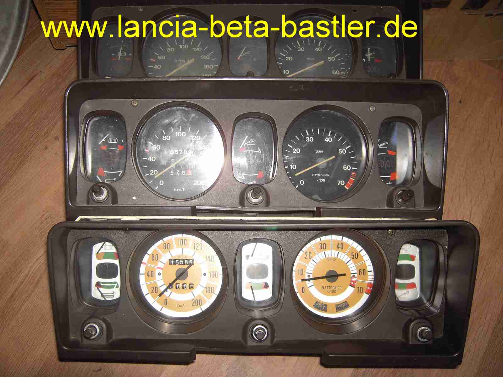 Tachos Lancia Beta Serie 1