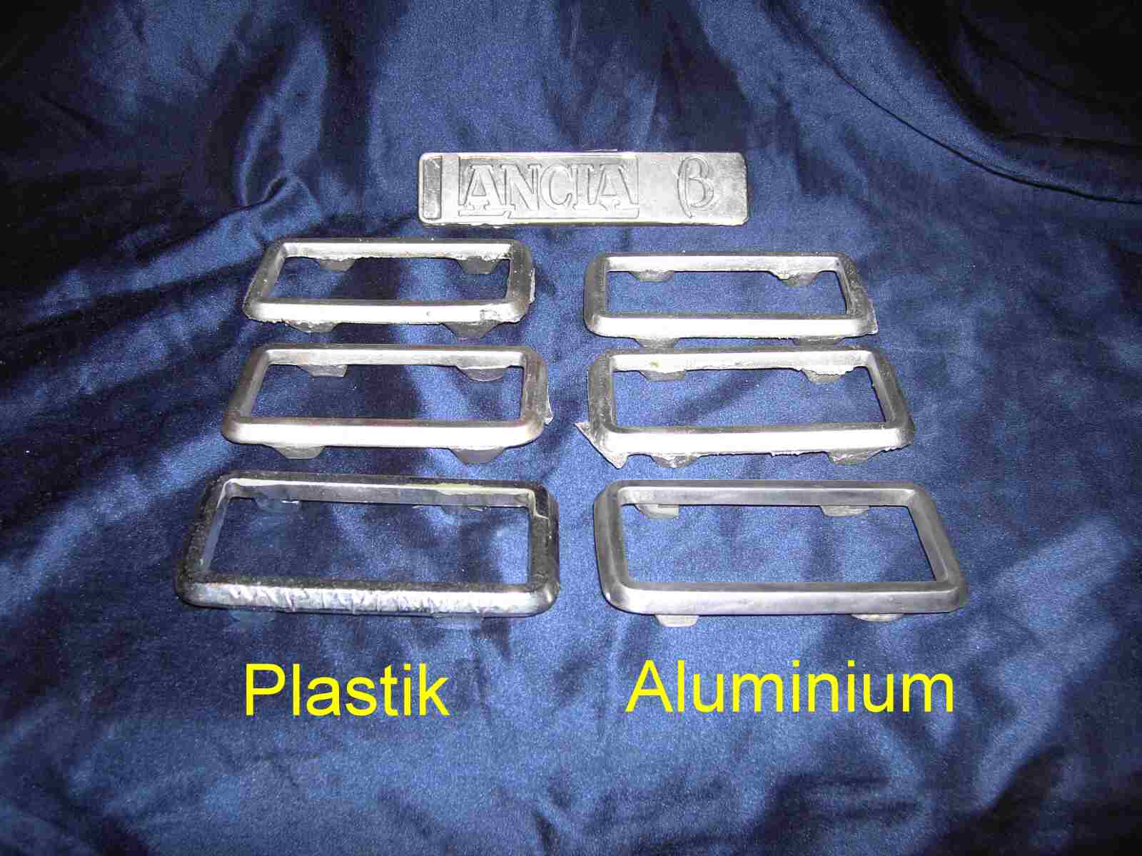 Trgriffrahmen aus Aluminium fr Lancia Beta