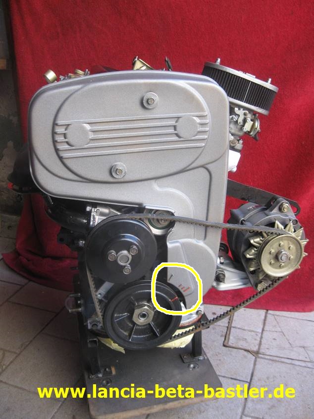 Markierungen f�r Z�ndzeitpunkt